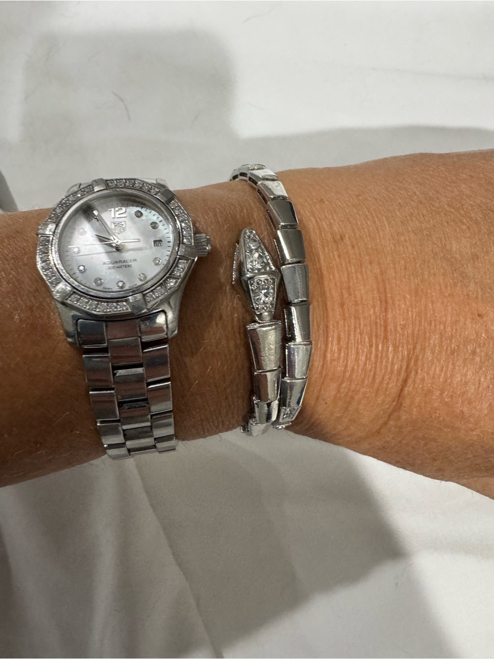 Bvlgari serpenti viper Bracelet with Crystal Accents like new!!!